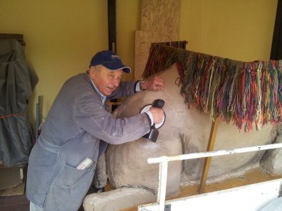 Unser Kamel bekommt den letzten Schlif